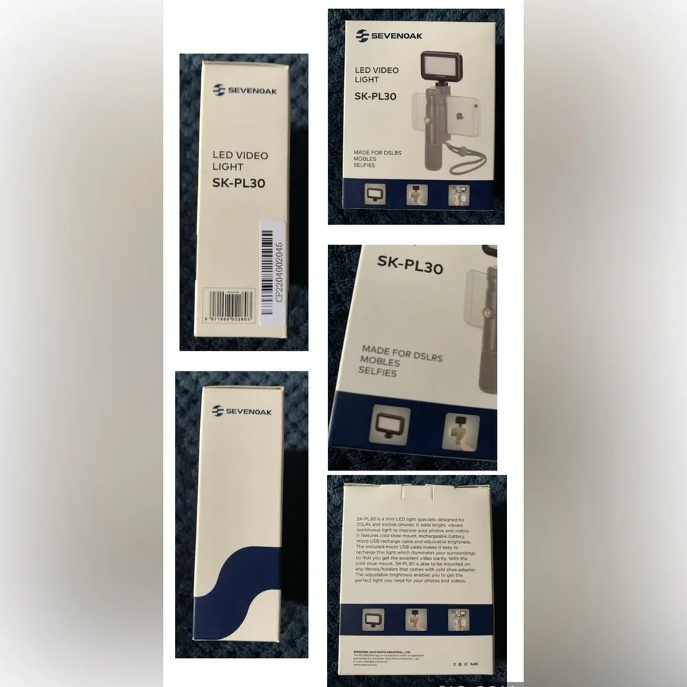 Tablet iPad Vlogging Kit - You Tube Starter Kit Microphone Tripod & more ALL NIB